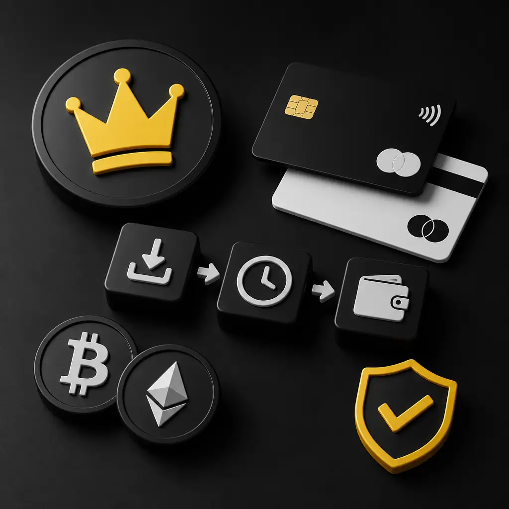 Golden Crown Casino Withdrawal visual guide for Golden Crown Casino